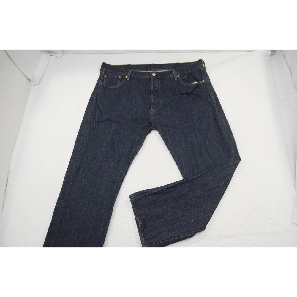 Levi's 501 XX Button Fly Straight Leg Denim Blue Jeans Mens‎ Size 40 x 30